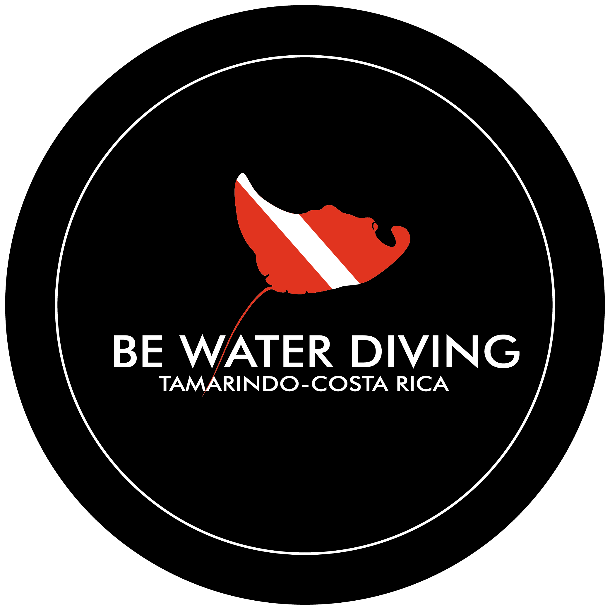 logo be water diving tamarindo